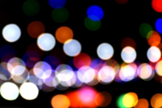 colorful bokeh light abstract background, abstract bokeh night light multi color background