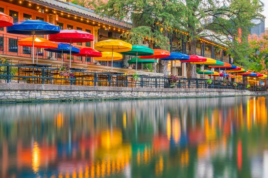 River Walk in San Antonio, Texas in USA