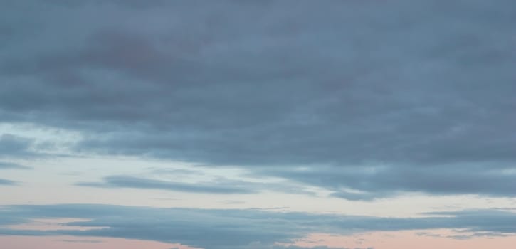 Beautiful evening sky with clouds