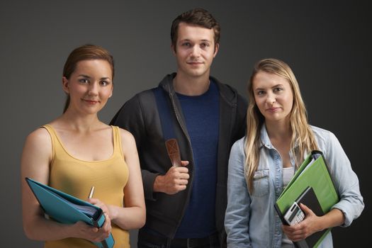 Studio Portrait Of Three University Students