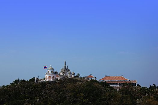 phra nakhon khiri khao wang, Petchburi Province, Thailand is the former palace of the King