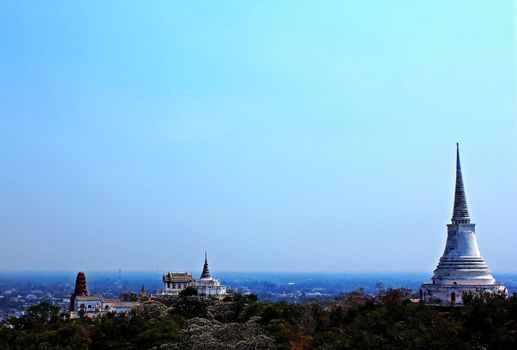 phra nakhon khiri khao wang, Petchburi Province, Thailand is the former palace of the King