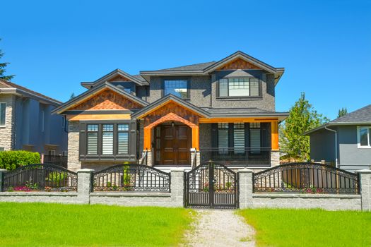 Brand new luxury family house in suburbs of Vancouver, Canada