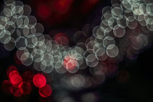 Beautiful shiny background with booble bokeh. Festive Christmas elegant abstract background. Picture with copy space.