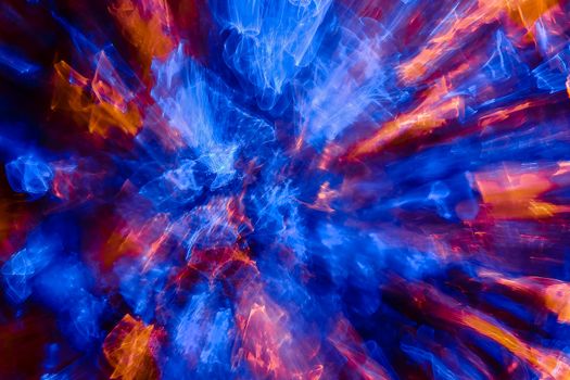 Abstract background. Explosion star with gloss and lines. Awesome beautiful nebula somewhere in outer space. Colorful space. Photo concept galaxies in deep space.