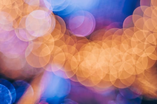 Beautiful shiny background with booble bokeh. Festive Christmas elegant abstract background. Picture with copy space.