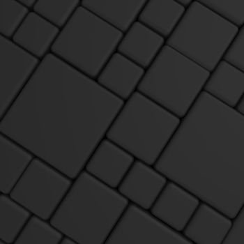 cube black rubber as background
