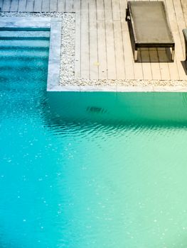 swimming pool lounge sundeck and stair near banglamung beach