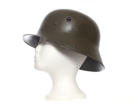 World War 1 German Military Helmet on Mannequin head