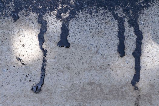 asphalt, texture asphalt at the road under construction, asphalt background, asphalt on concrete texture