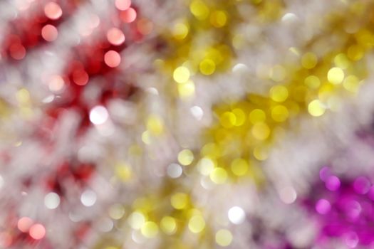 blurred picture yellow golden bokeh colorful glittering for merry christmas and happy new year festival background design