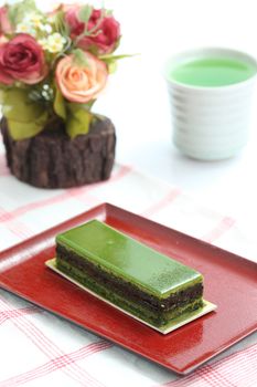 green tea cake