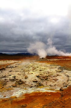 Hverir geothermal park