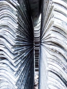 dimension vertical a lot of roof tile texture and erosion on surface