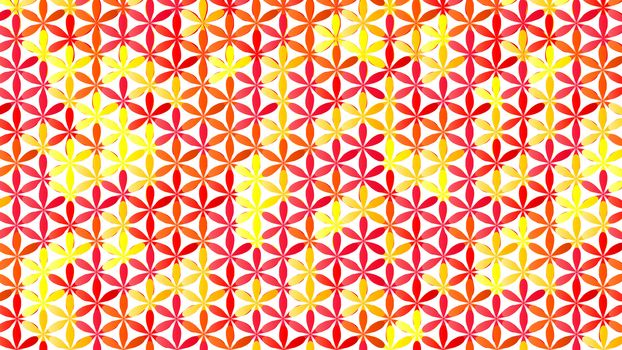 Bright colored mosaic background with geometric shapes pattern for wallpaper, tiles design and textile printing.