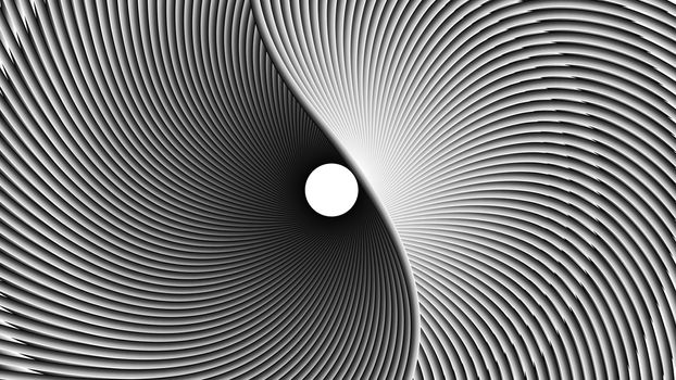 Illustration of grey color spirograph for background utilization