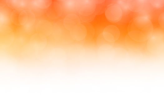 blurred bokeh soft orange gradient white for background and copy space, bokeh colorful light orange soft shade, bokeh lights gradient blurred soft orange and white