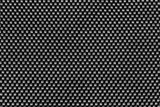 Texture of cloth material for design. Abstract background with white, black and gray threads of woven. Gipnotic wallpaper.