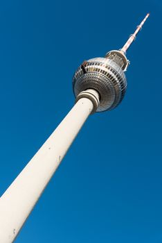 The famous TV Tower in Berlin, Germany