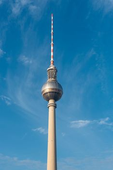 The famous TV Tower in Berlin, Germany