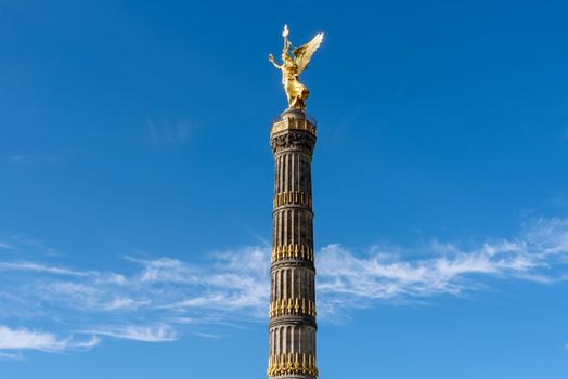 The famous Statue of victory in Berlin, Germany