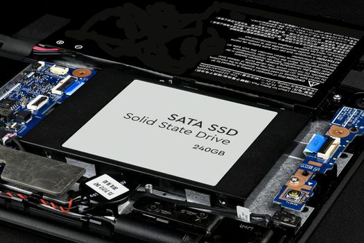 SATA SSD hard drive of a laptop no brand