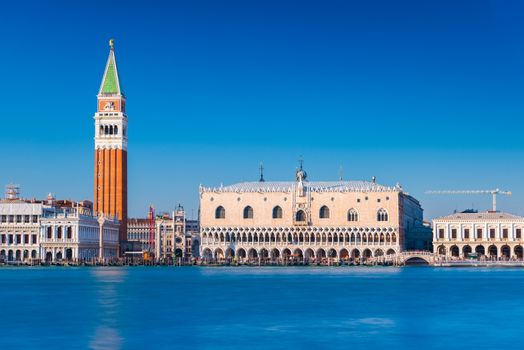 Venice cityscape. View of the San Marco Square (Piazza San Marco). Veneto region, Italy