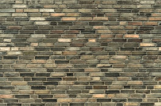 Dark brick wall texture. Brickwork pattern background