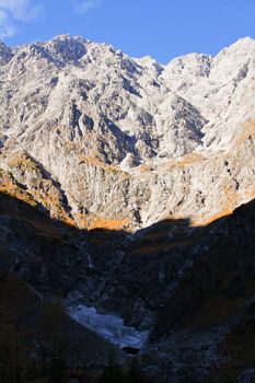 mountain range in Alps