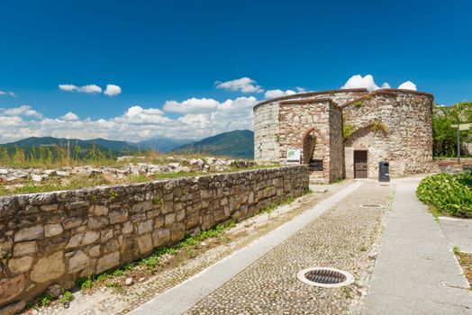 Brescia - July 2017, Lombardy, Italy: View from The Castle of Brescia