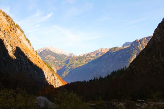mountain range in Alps