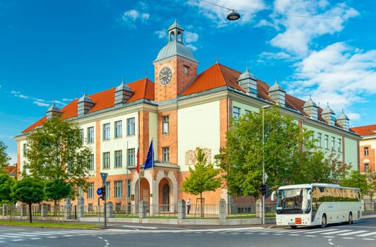 Ljubljana - September 2019, Slovenia: The building of Ministry of Foreign Affairs of Slovenia