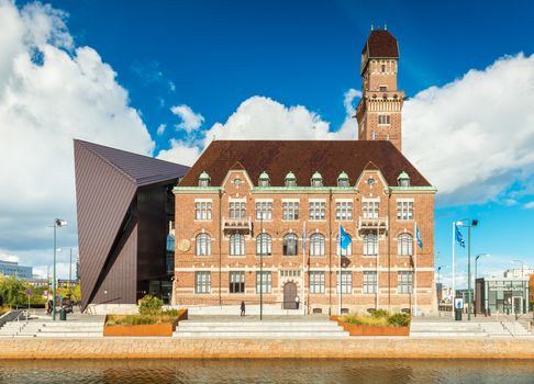 Malmo - October 2018, Sweden: View of the World Maritime University in the city of Malmö