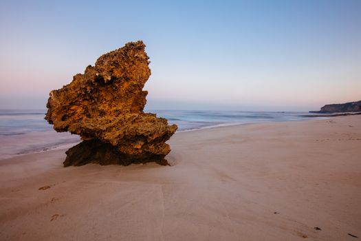 The idyllic Number Sixteen Beach at sunrise in Rye, Victoria, Australia