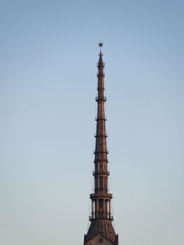 The Mole Antonelliana steeple in Turin, Italy