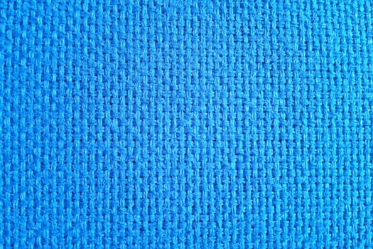 Texture of blue linen cloth. Abstract background for design.