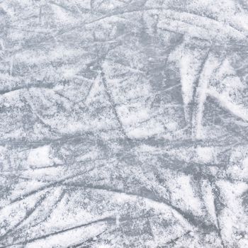 Scratches on the surface of the ice