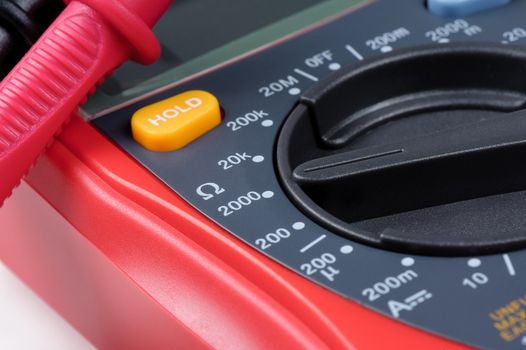 multimeter's selector switched to Resistance Measurement