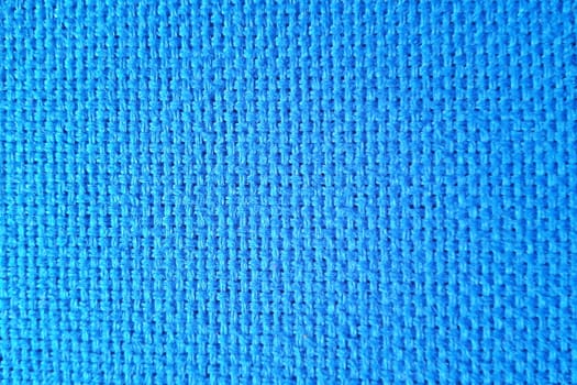 Texture of blue linen cloth. Abstract background for design.