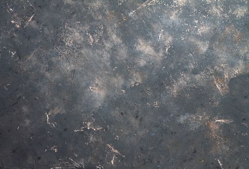 retro stone Concrete dark brown gray background with old absolete scuffs and black splashes. Grungy paint Textured floor or wall cement texture in the grunge style. Space for text