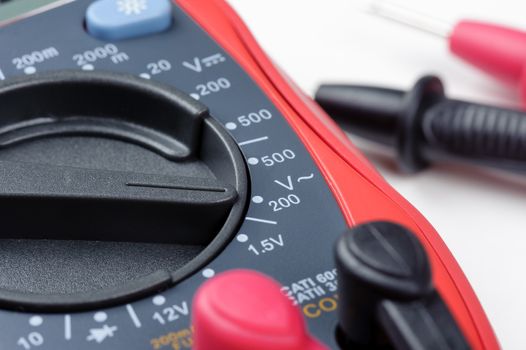 multimeter's selector switched to AC Voltage Measurement