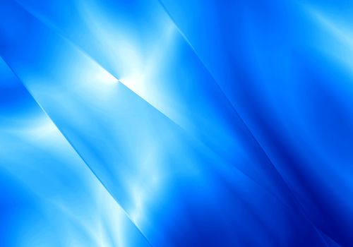 Abstract light shape blue color background.