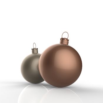 Empty 3d Christmas ornament