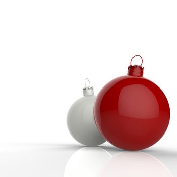 Empty 3d Christmas ornament