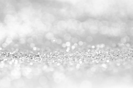 white Sparkling and bokeh background