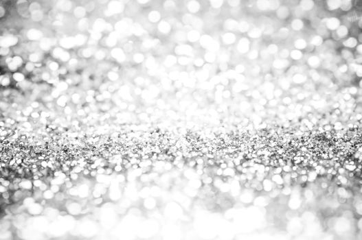 white and gray Sparkling bokeh background