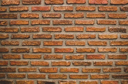 brown and gray brick wall and old hard texture for pattern template background.