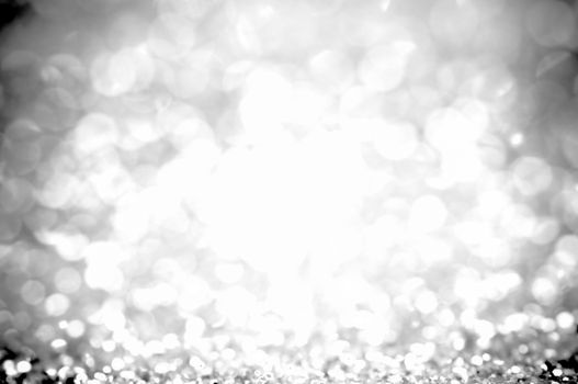 white Sparkling and bokeh background