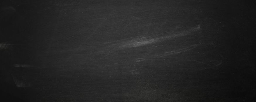 black chalkboard wall of class room