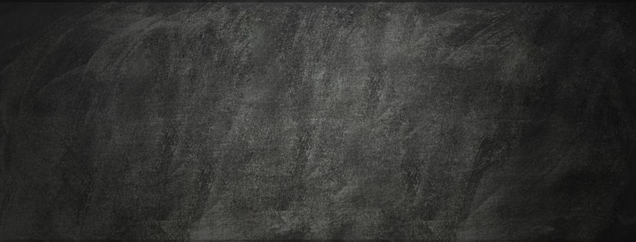 black chalkboard wall of class room